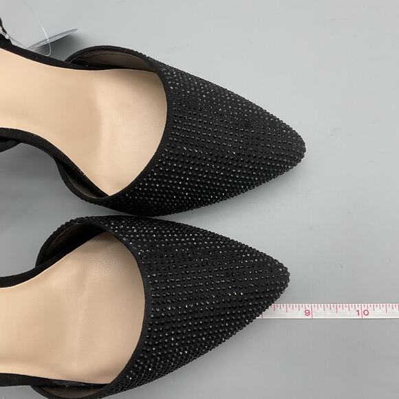 NEW Apt 9 Women’s Oslynn Studded Pointed D’Orsay Pumps Black Size 6 - Picture 7 of 10